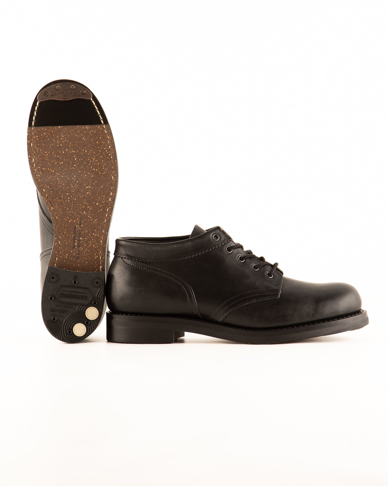 Rolling Dub Trio Coupen Mid-Cut Boots - Black Guidi Calf - Standard & Strange