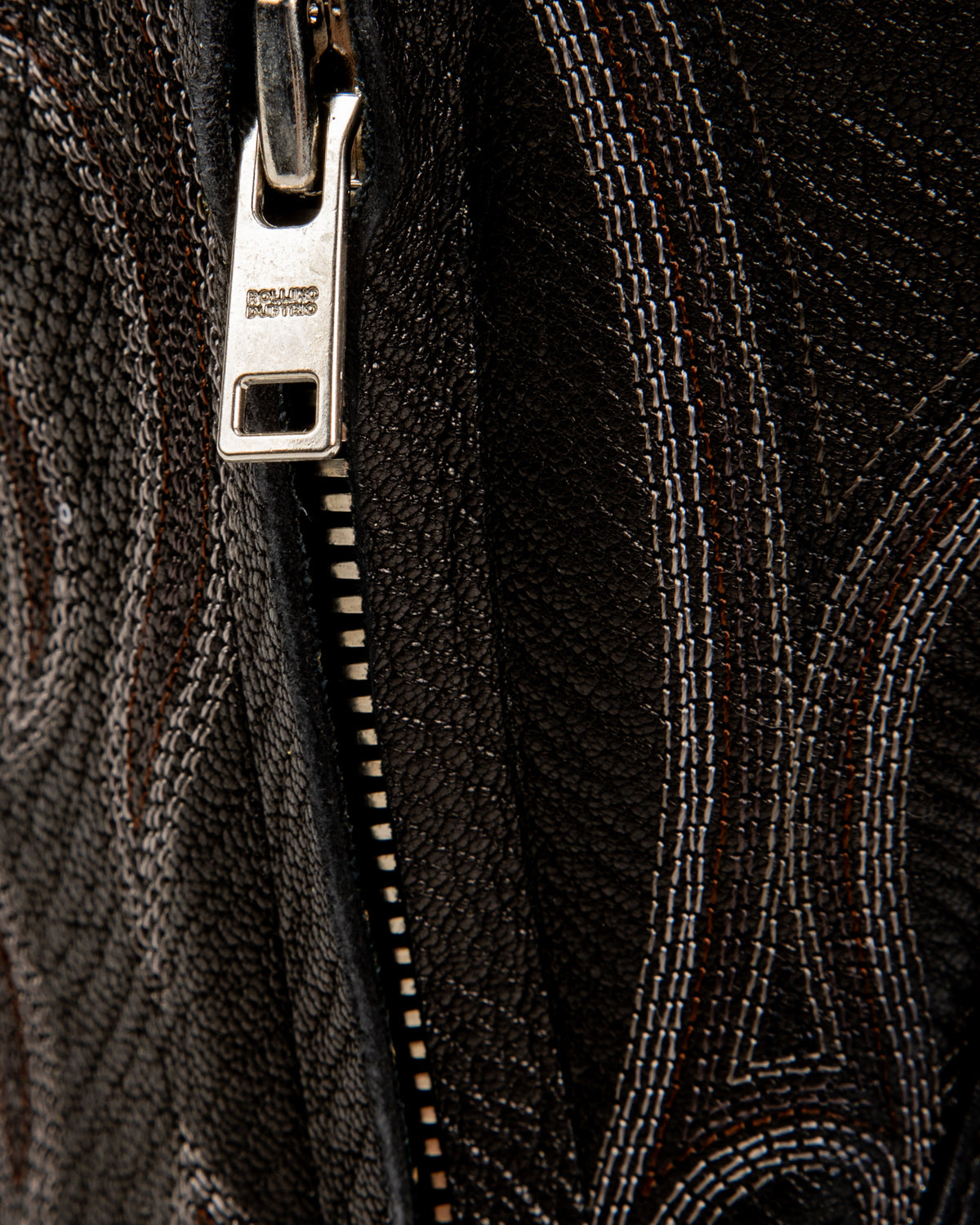 Rolling Dub Trio Loro Side Zip - Goat/Calf Black Flame Embroidery - Standard & Strange