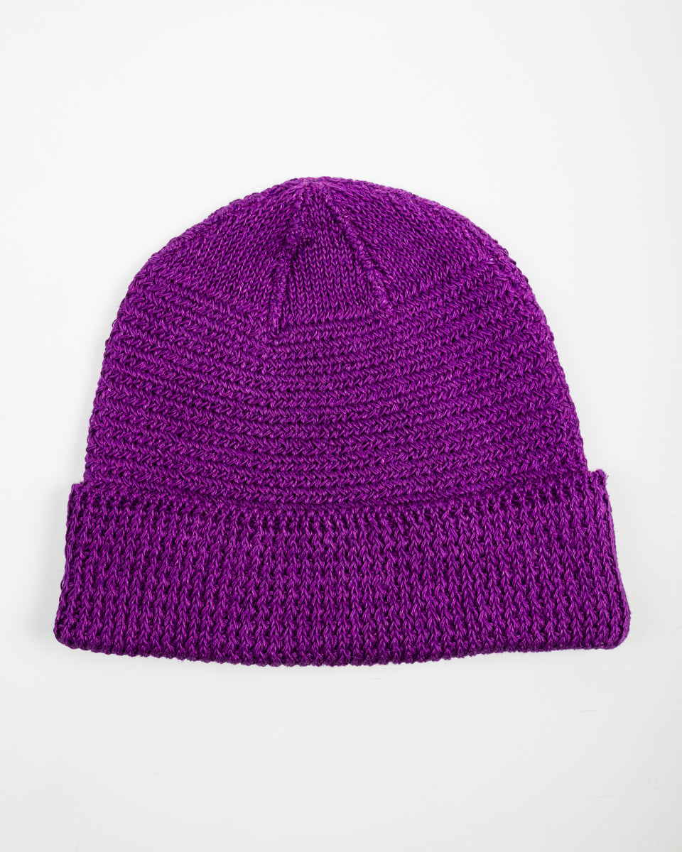 Standard & Strange Linen Watch Cap - Purple - Standard & Strange