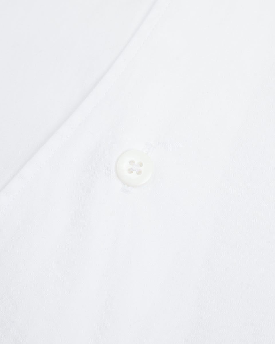 Senui Inside Pockets Shirt - White Broad - Standard & Strange