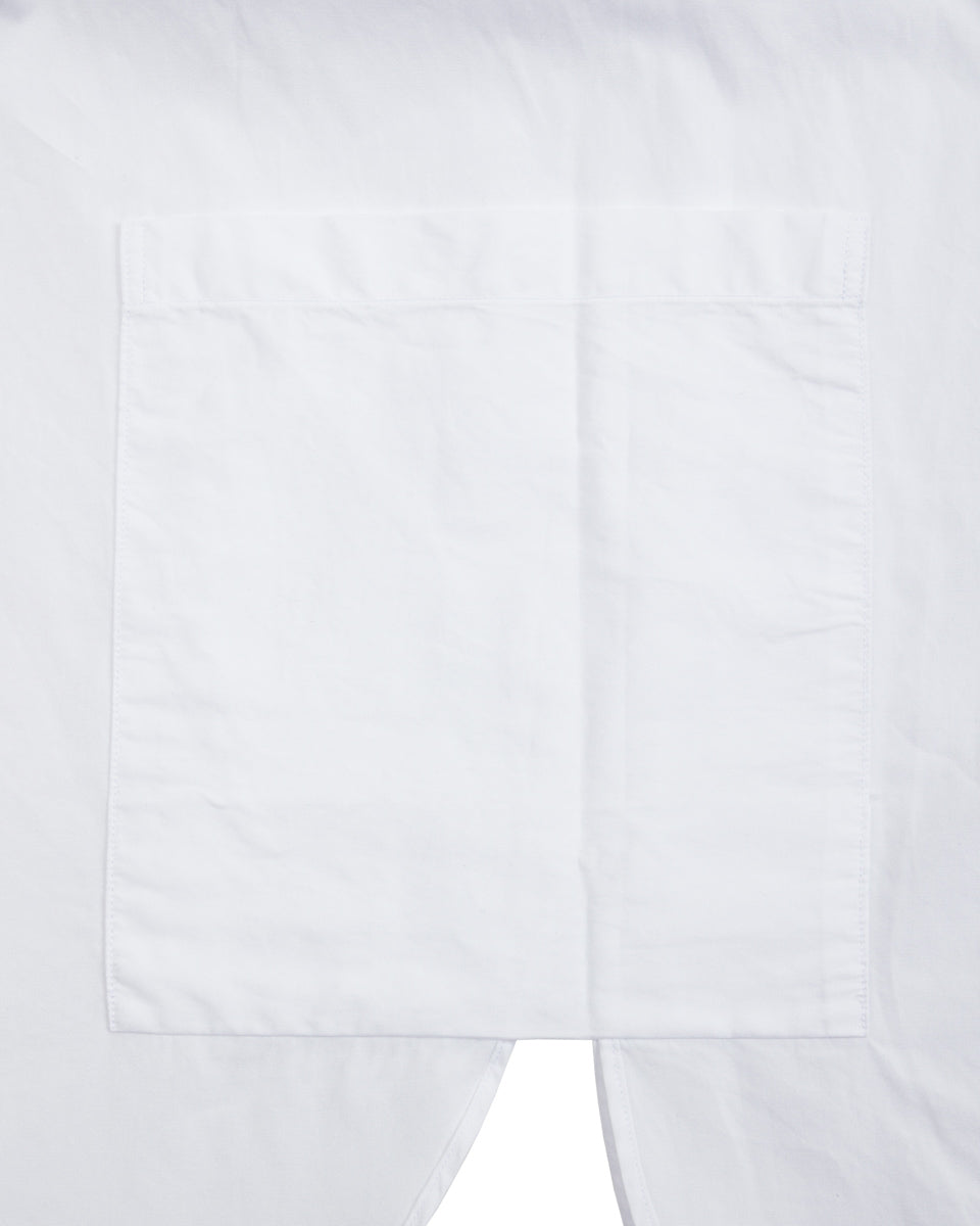 Senui Inside Pockets Shirt - White Broad - Standard & Strange