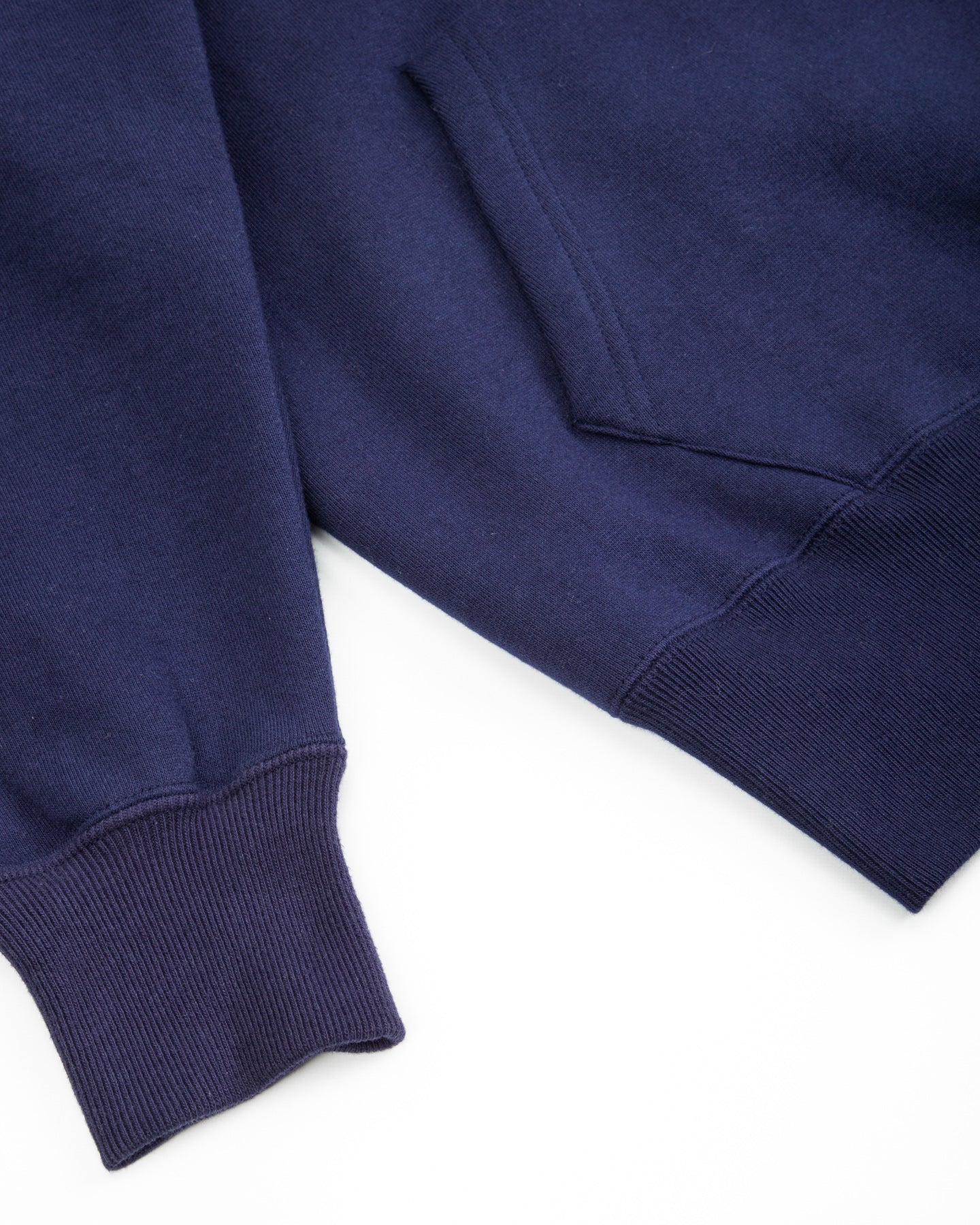 The Real McCoy's 10 oz Loopwheel Hooded Sweatshirt - Navy - Standard & Strange
