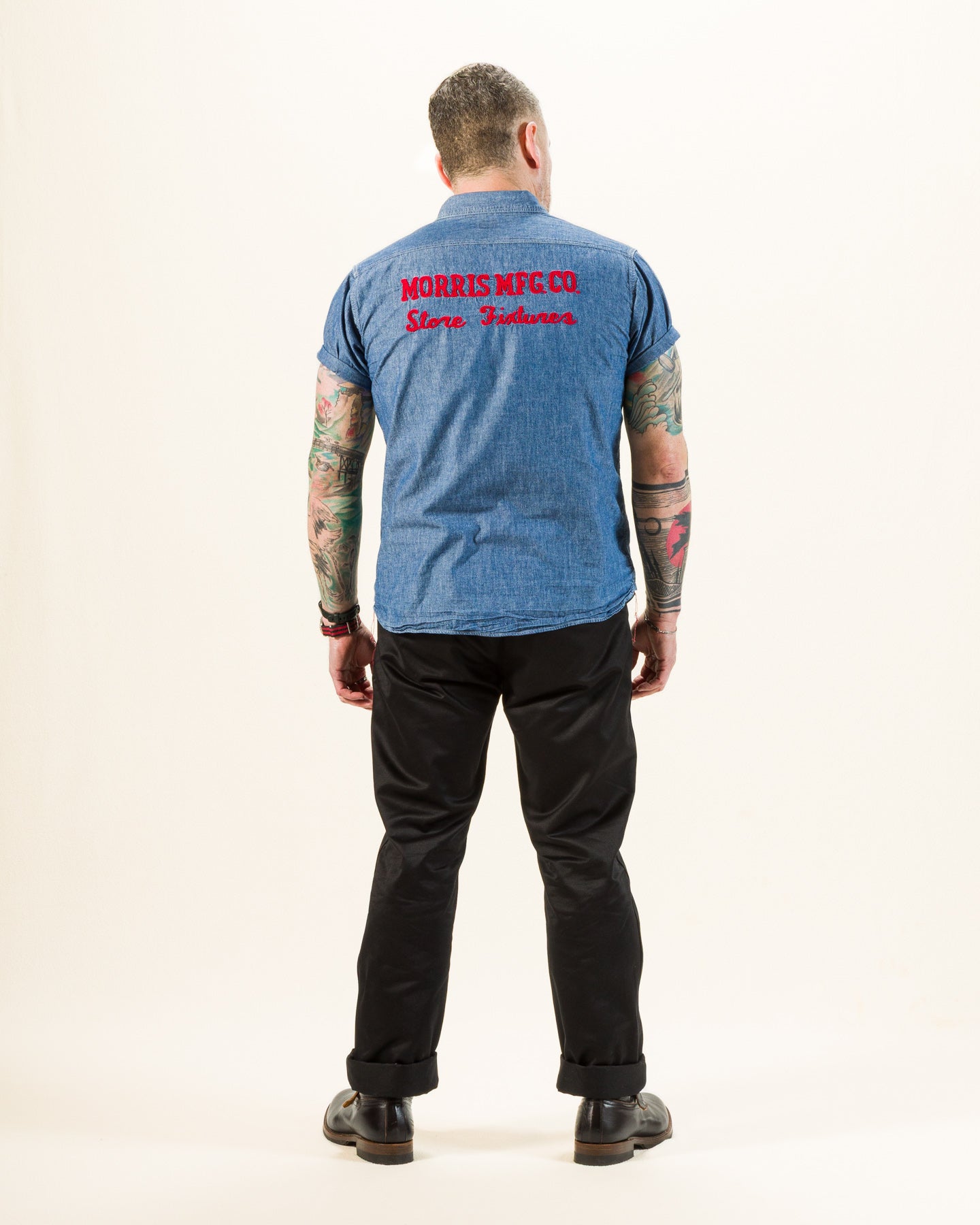 The Real McCoy's Blue Seal Chinos - Black - Standard & Strange