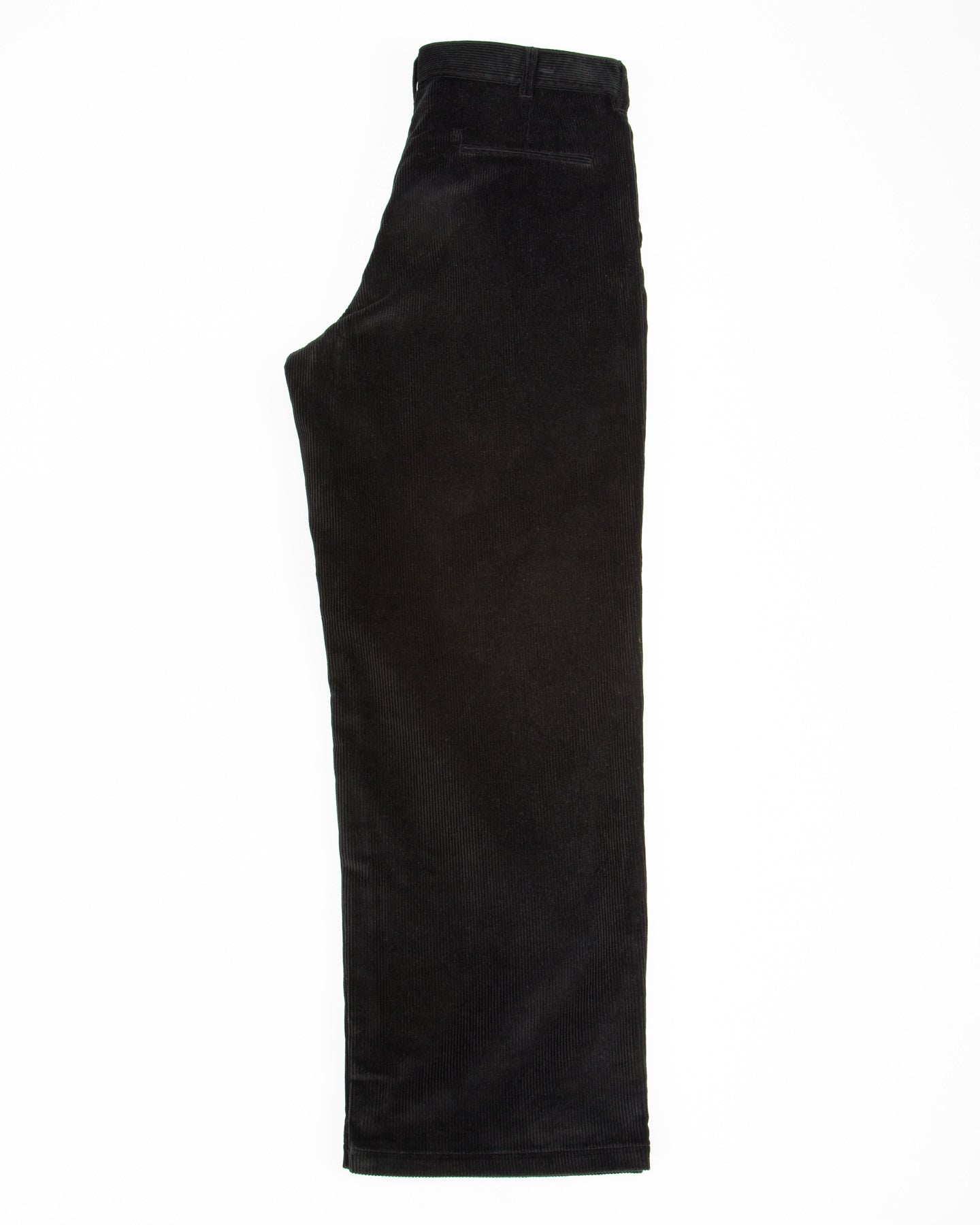 The Real McCoy's Double-Pleat Corduroy Trousers - Black - Standard & Strange