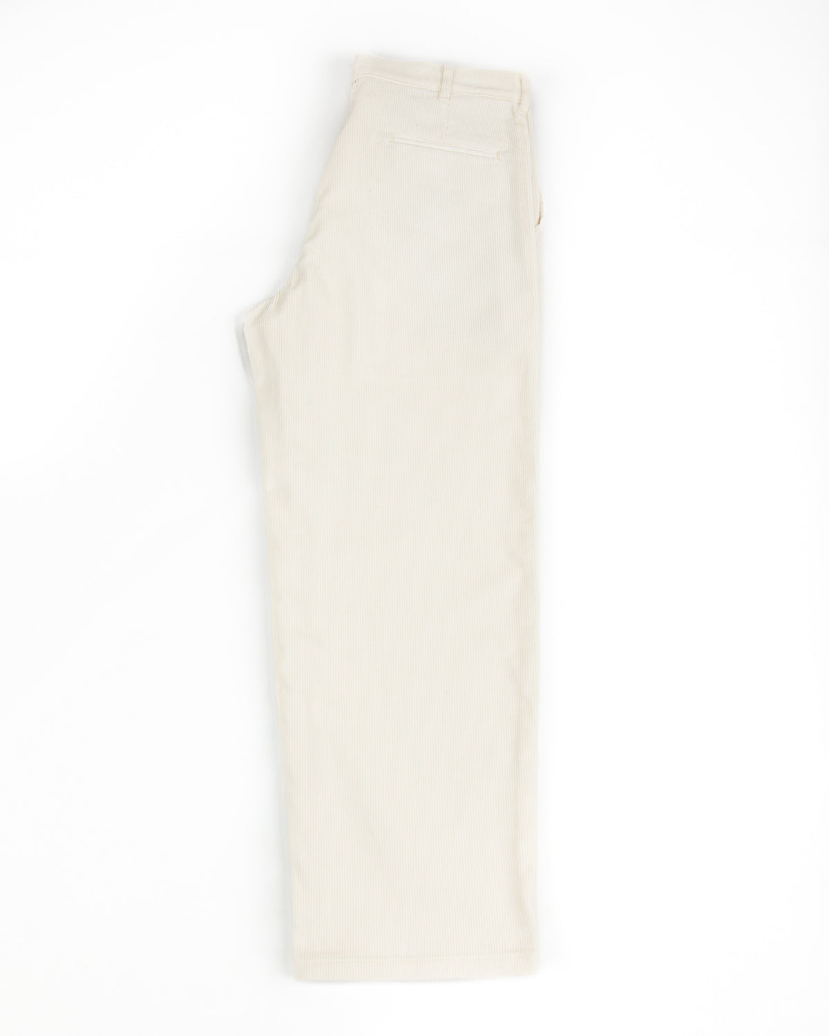 The Real McCoy's Double-Pleat Corduroy Trousers - White - Standard & Strange
