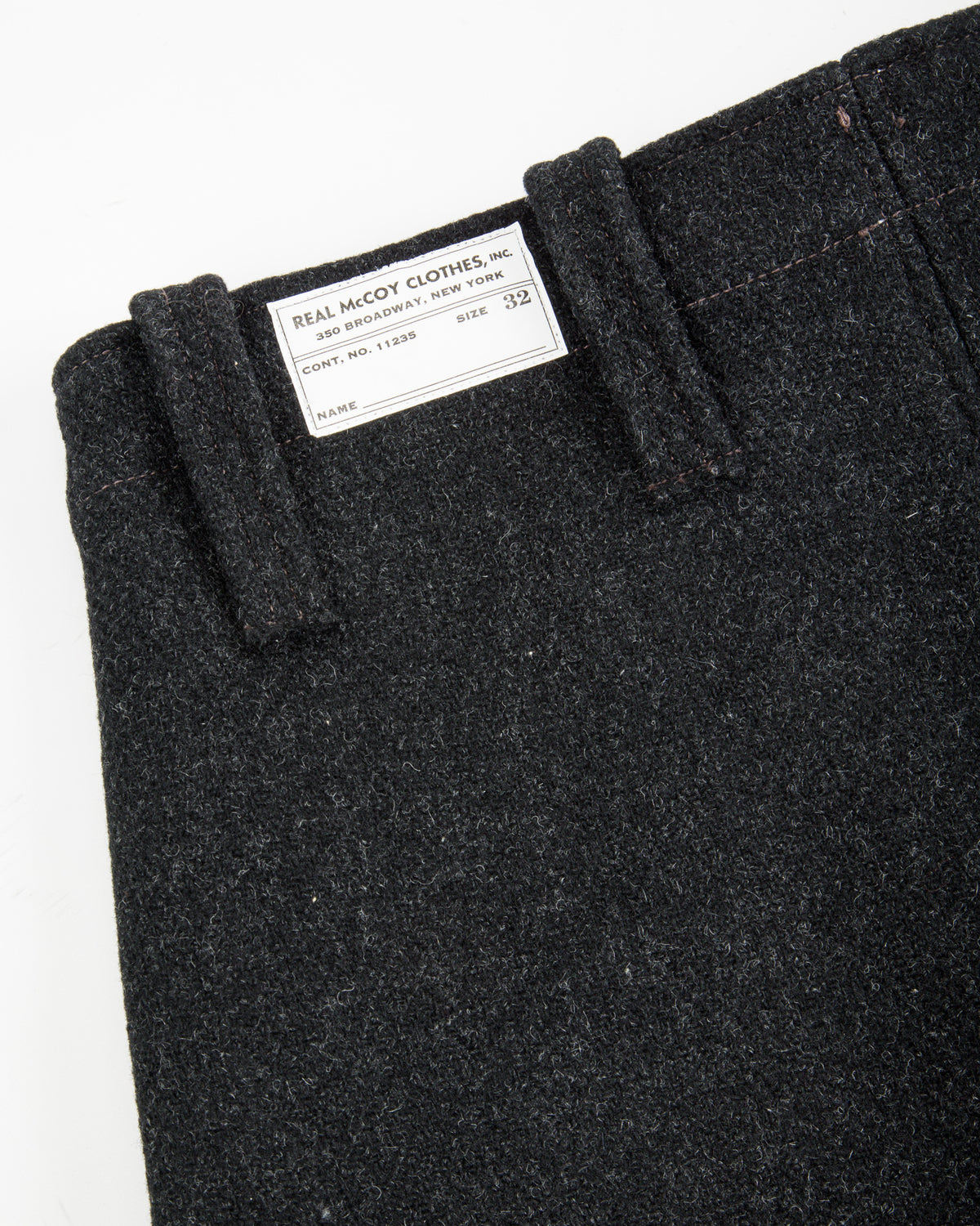 The Real McCoy's U.S. Navy Submarine Trousers - Charcoal - Standard & Strange