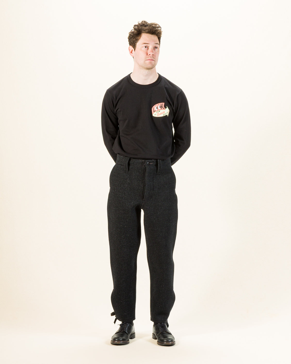 The Real McCoy's U.S. Navy Submarine Trousers - Charcoal - Standard & Strange