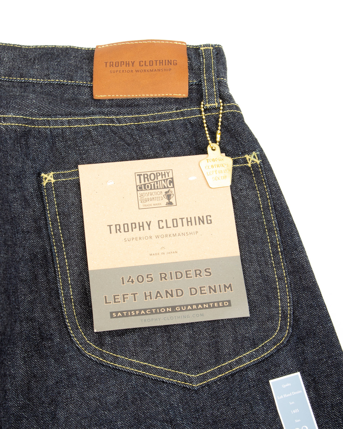 Lot.1405 Riders Denim - Indigo Left Hand Denim