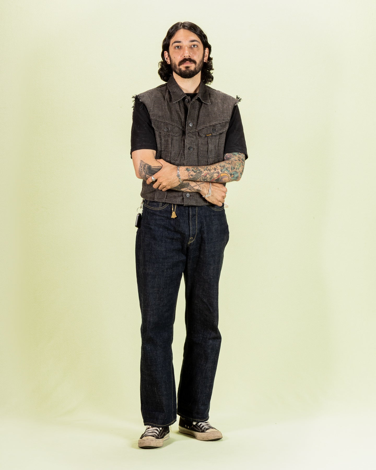 Trophy Clothing Lot.1604 Waist Overalls - Dirt Denim - Standard & Strange