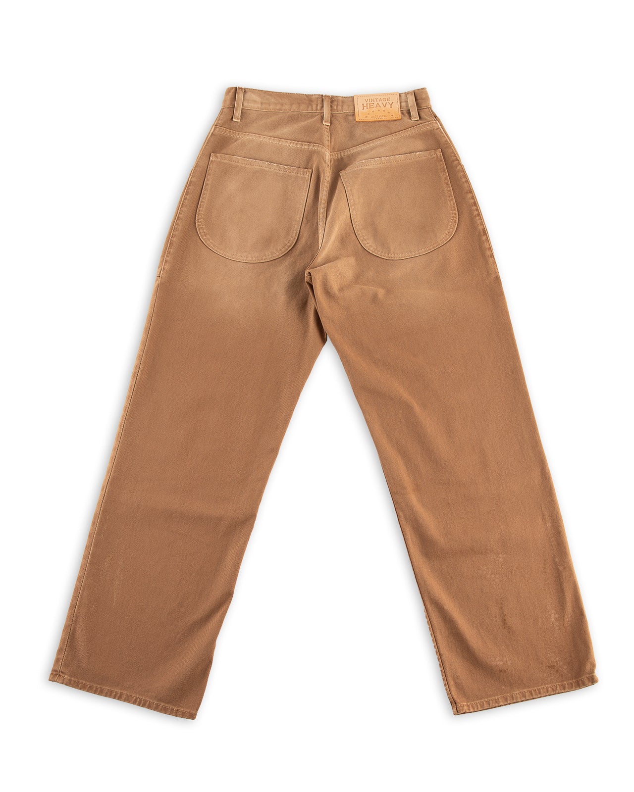 Vintage Heavy Extra Baggy Repaired Jean - Brown - Standard & Strange