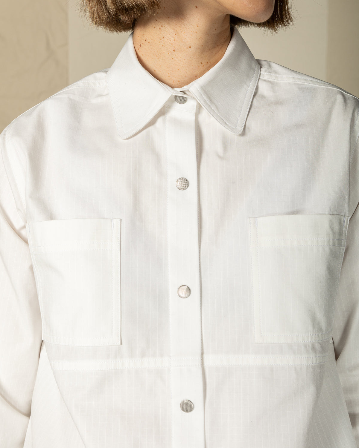 W'Menswear Crew Shirt - Off-White - Standard & Strange
