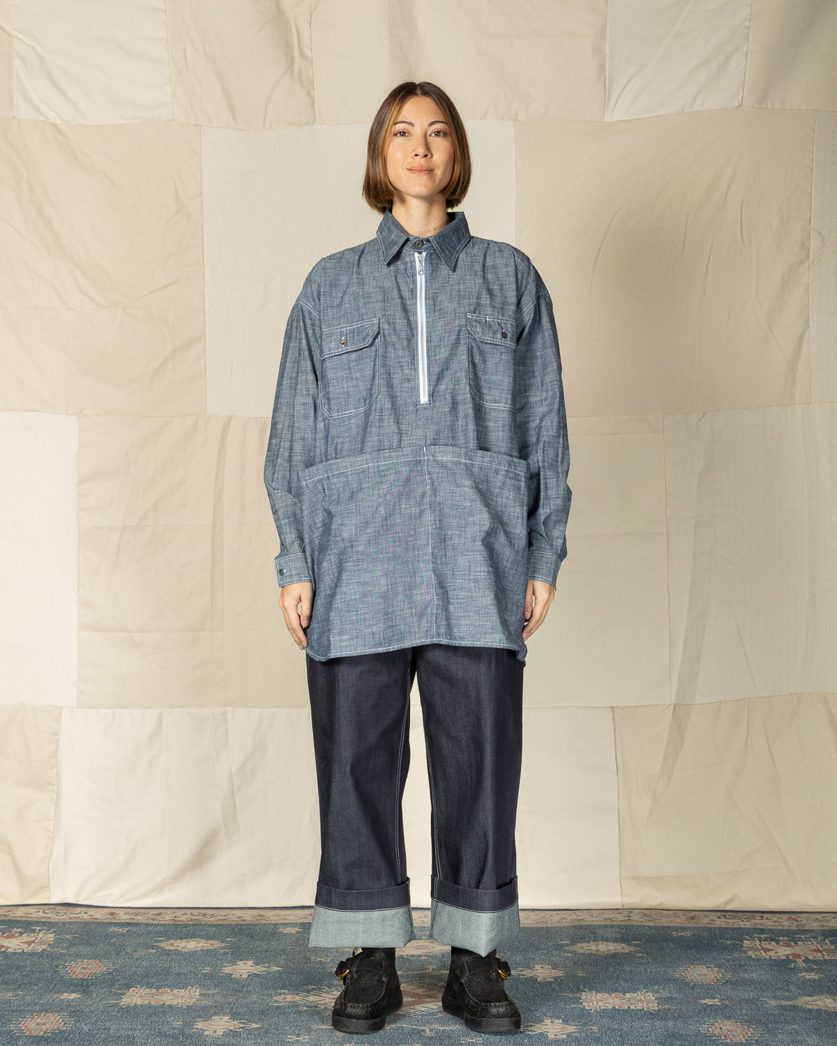 W'Menswear Mechanical Aid Shirt - Denim - Standard & Strange