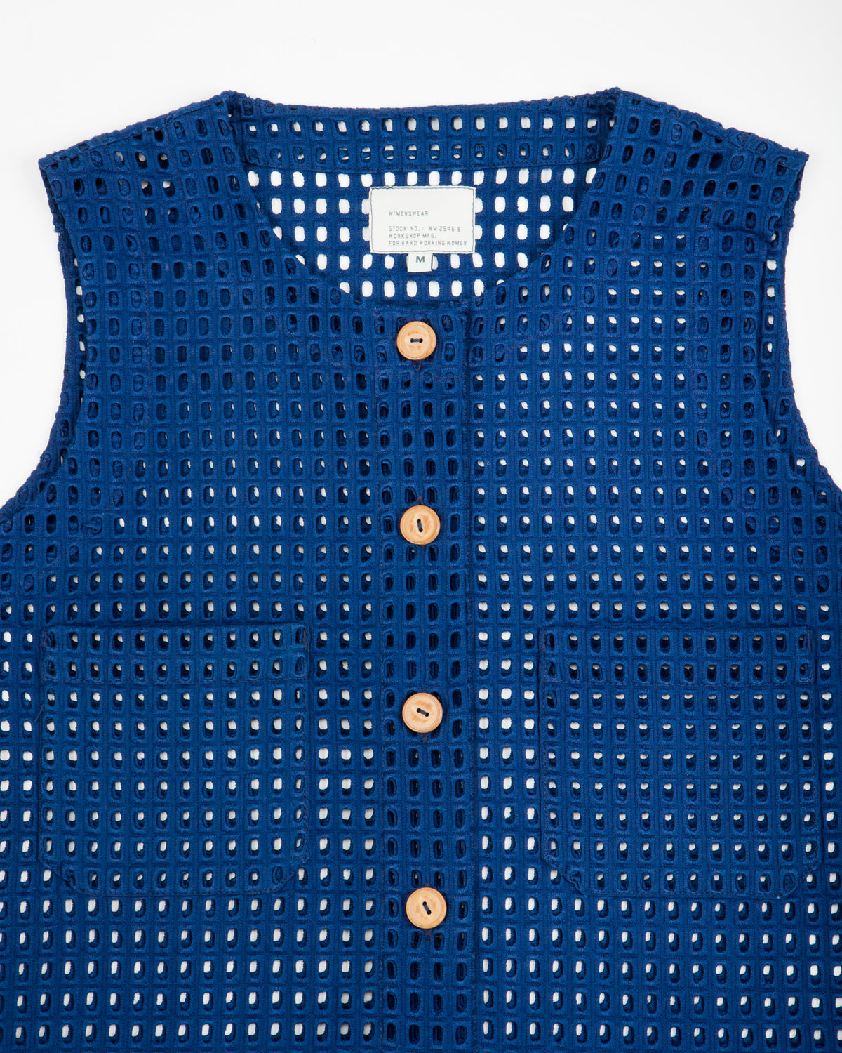 W'Menswear Naa Shirt - Indigo Deadstock Lace - Standard & Strange