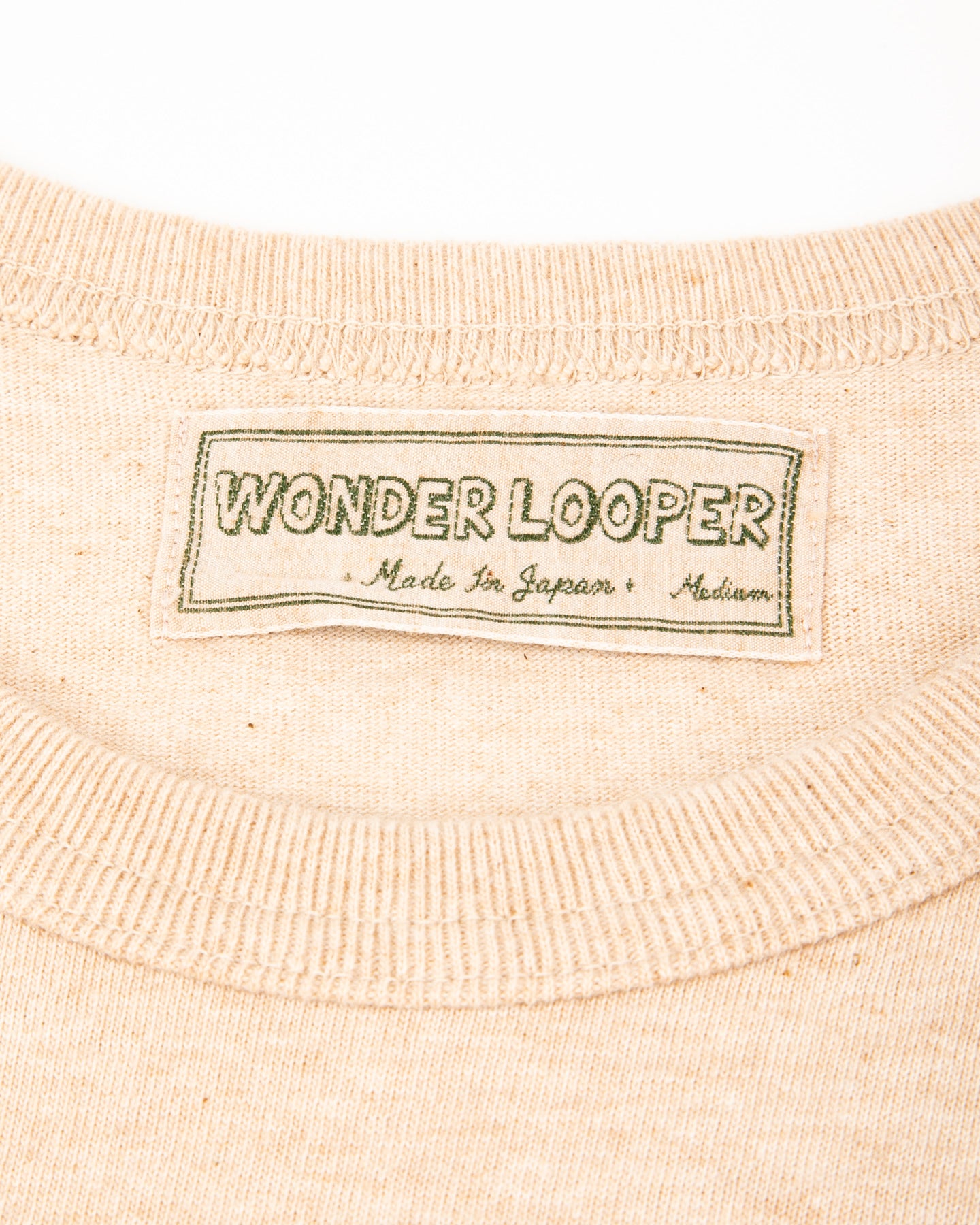 Wonder Looper Foxfibre® Tsuriami Crewneck T-shirt - Coyote 15 - Standard & Strange