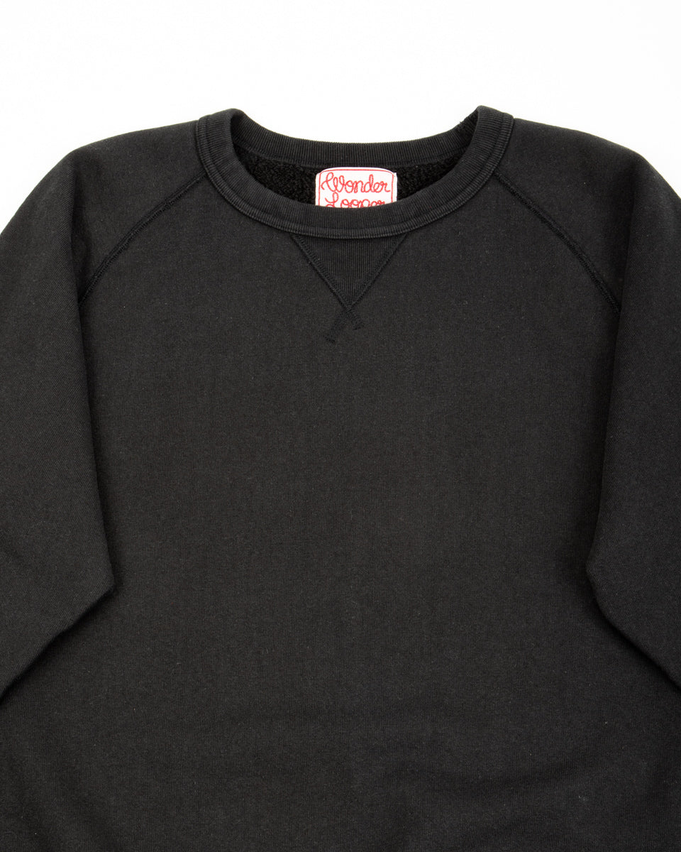 Wonder Looper Super Looper French Terry Pullover Crewneck - Sumi Black - Standard & Strange