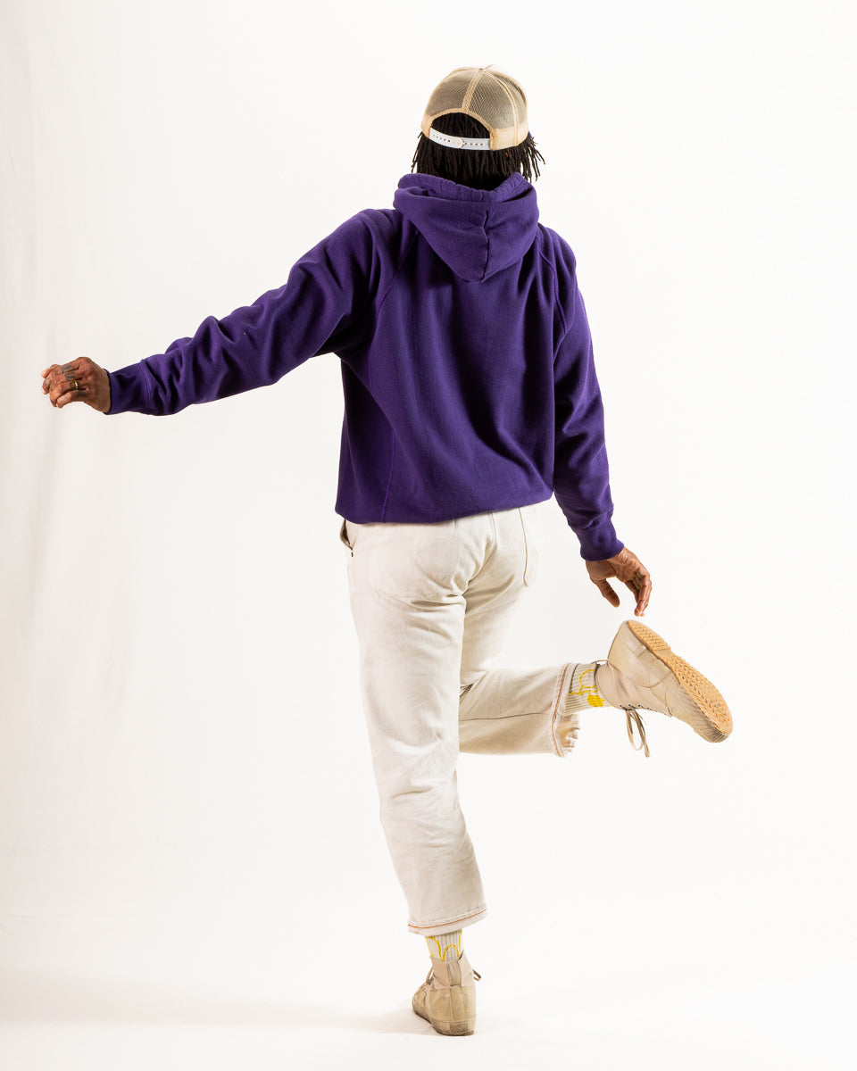 Wonder Looper Super Looper French Terry Pullover Hoodie - Purple - Standard & Strange
