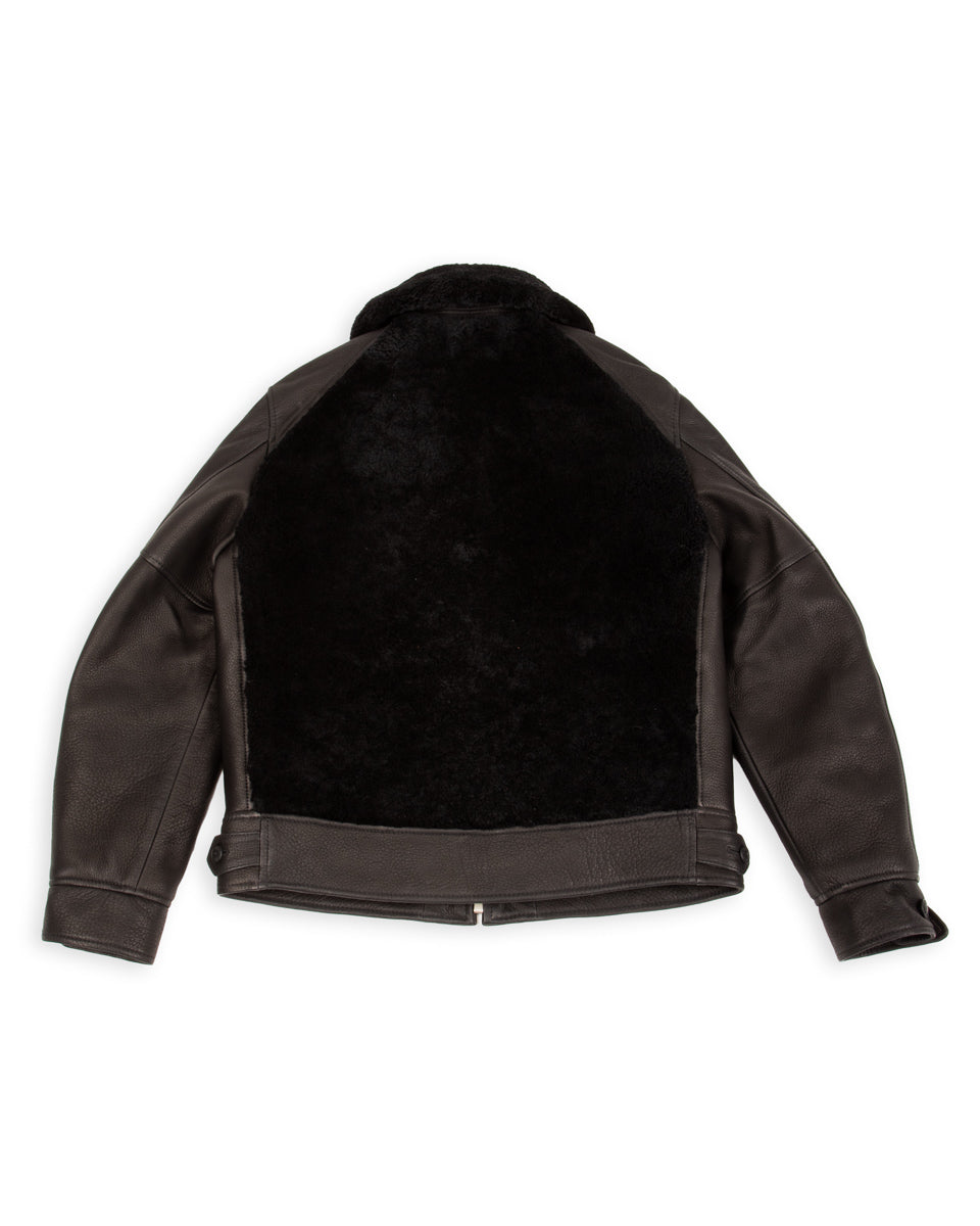 Y'2 Leather Limited Deerskin Grizzly Jacket (Y2-10-SP) - Black - Standard & Strange
