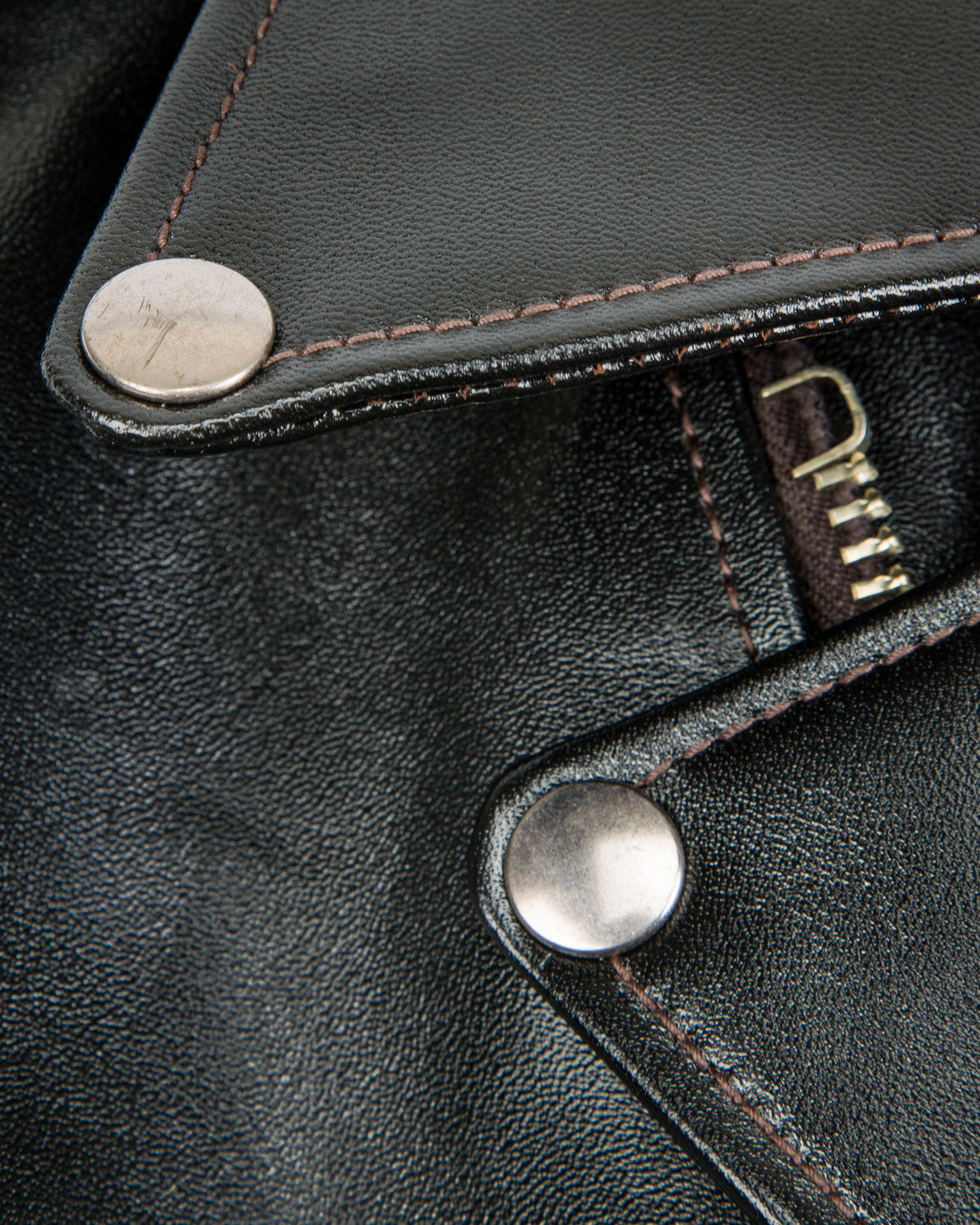 Y'2 Leather Vintage Horse D-Pocket Double Riders Jacket (HR-55) - Black - Standard & Strange