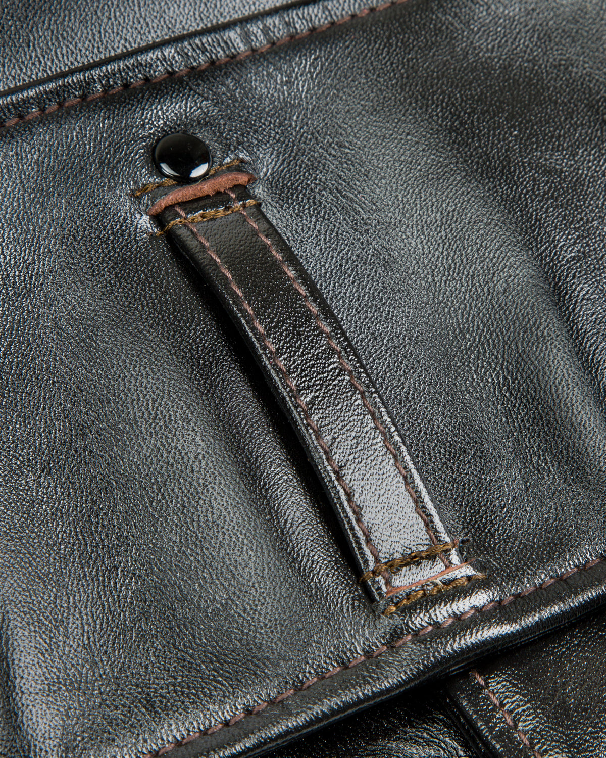 Y'2 Leather Vintage Horse D-Pocket Double Riders Jacket (HR-55) - Black - Standard & Strange