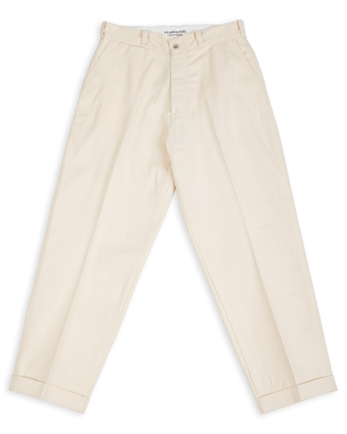 Attractions Heritage Denim Trousers - White USN Herringbone - Standard & Strange