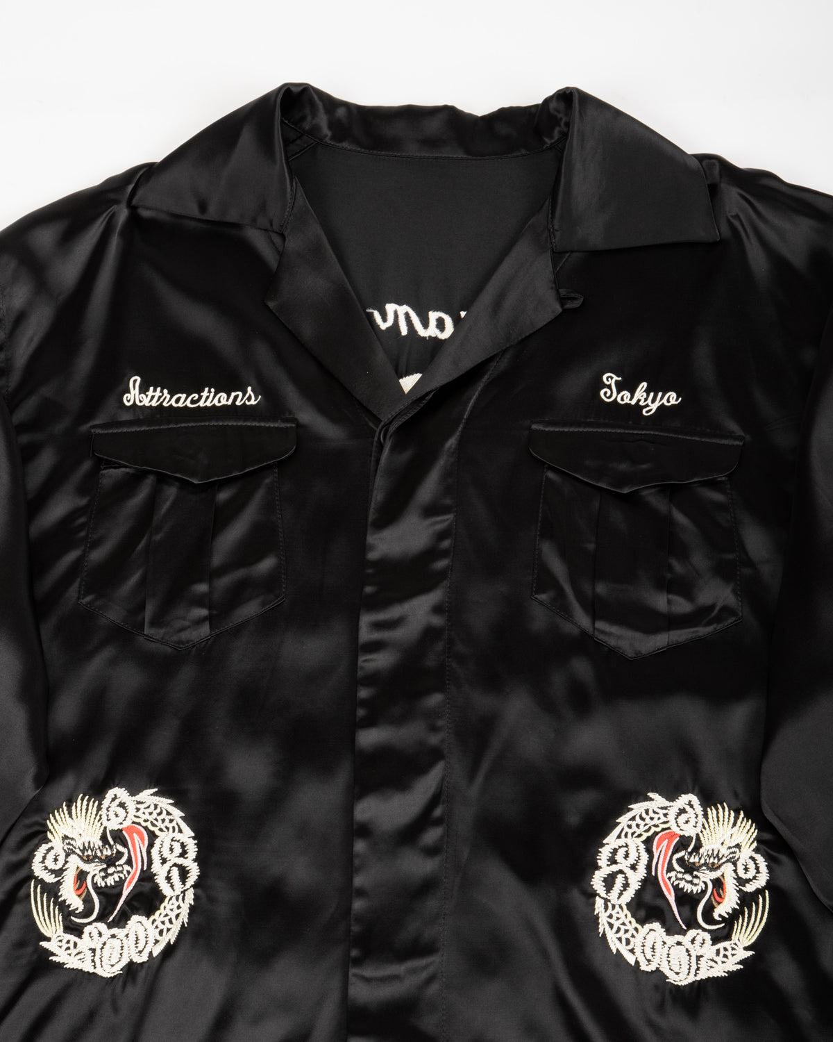 Attractions Lot.873 Souvenir Rayon Jacket - Black - Standard & Strange