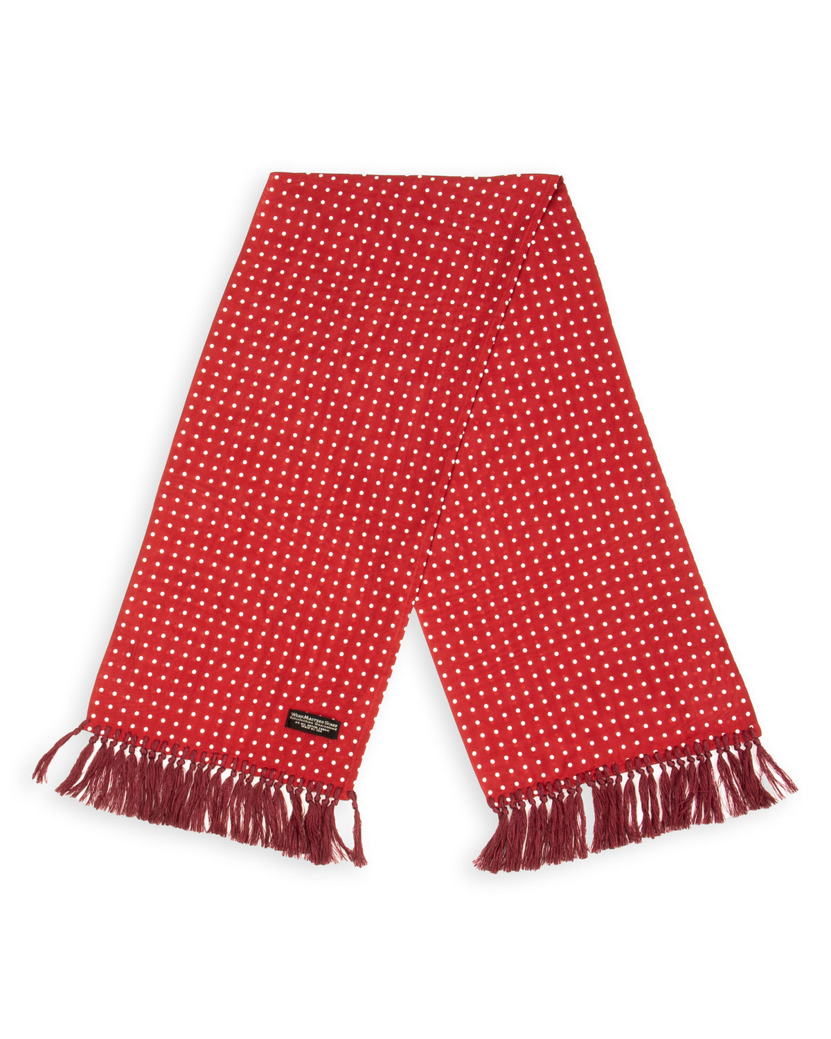 Attractions Wearmasters Rayon Scarf - Wine Dot - Standard & Strange