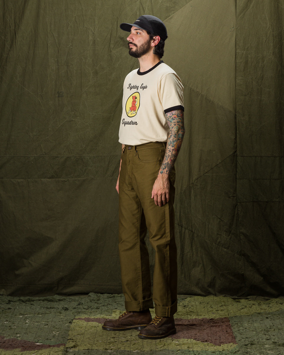 Indigofera Kirk Straight Fit - Bedford Dark Olive - Standard & Strange