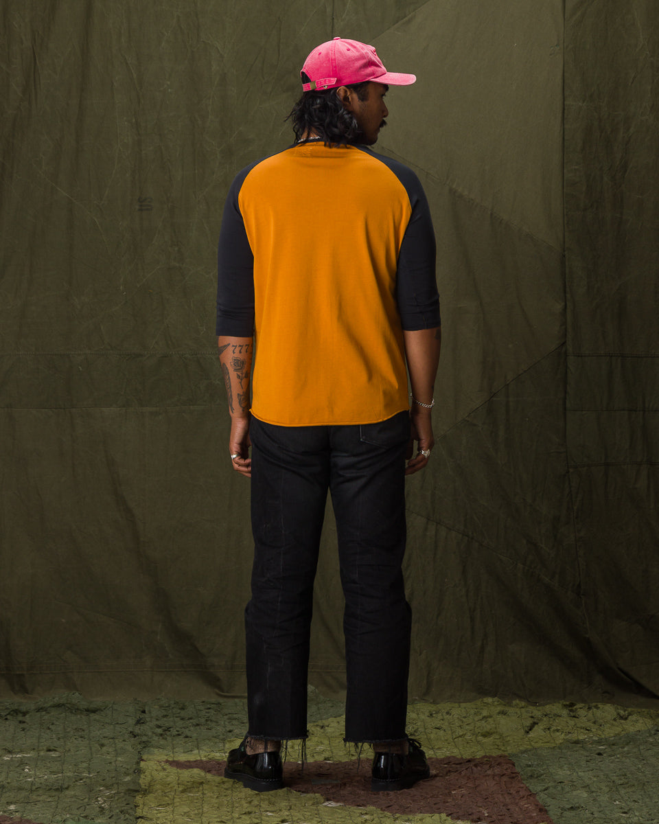 Indigofera Leon Raglan Tee - Orange / Marshall - Standard & Strange