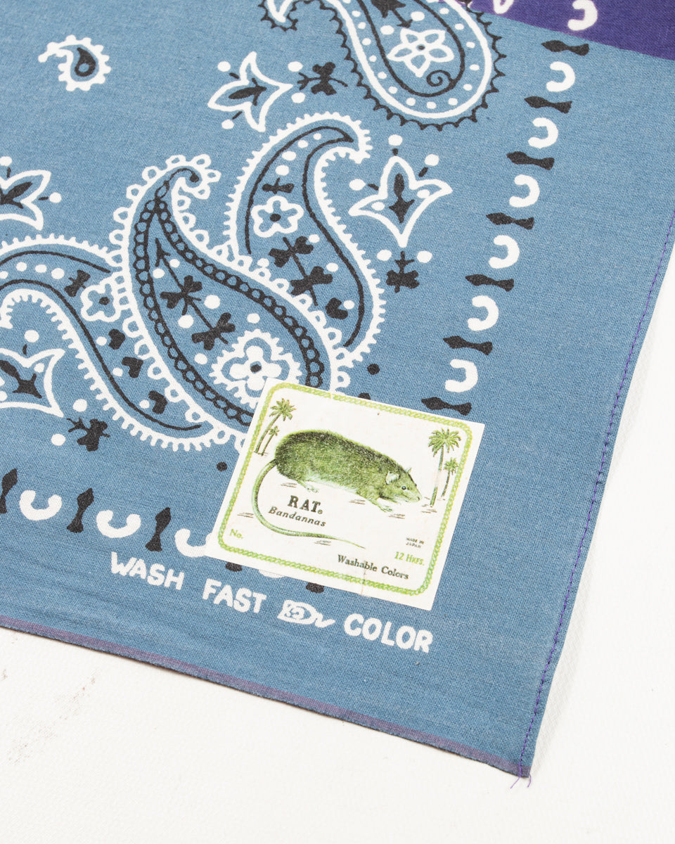 Kapital Fastcolor Selvedge Bandanna (PaisleyPatchwork) - Purple - Standard & Strange
