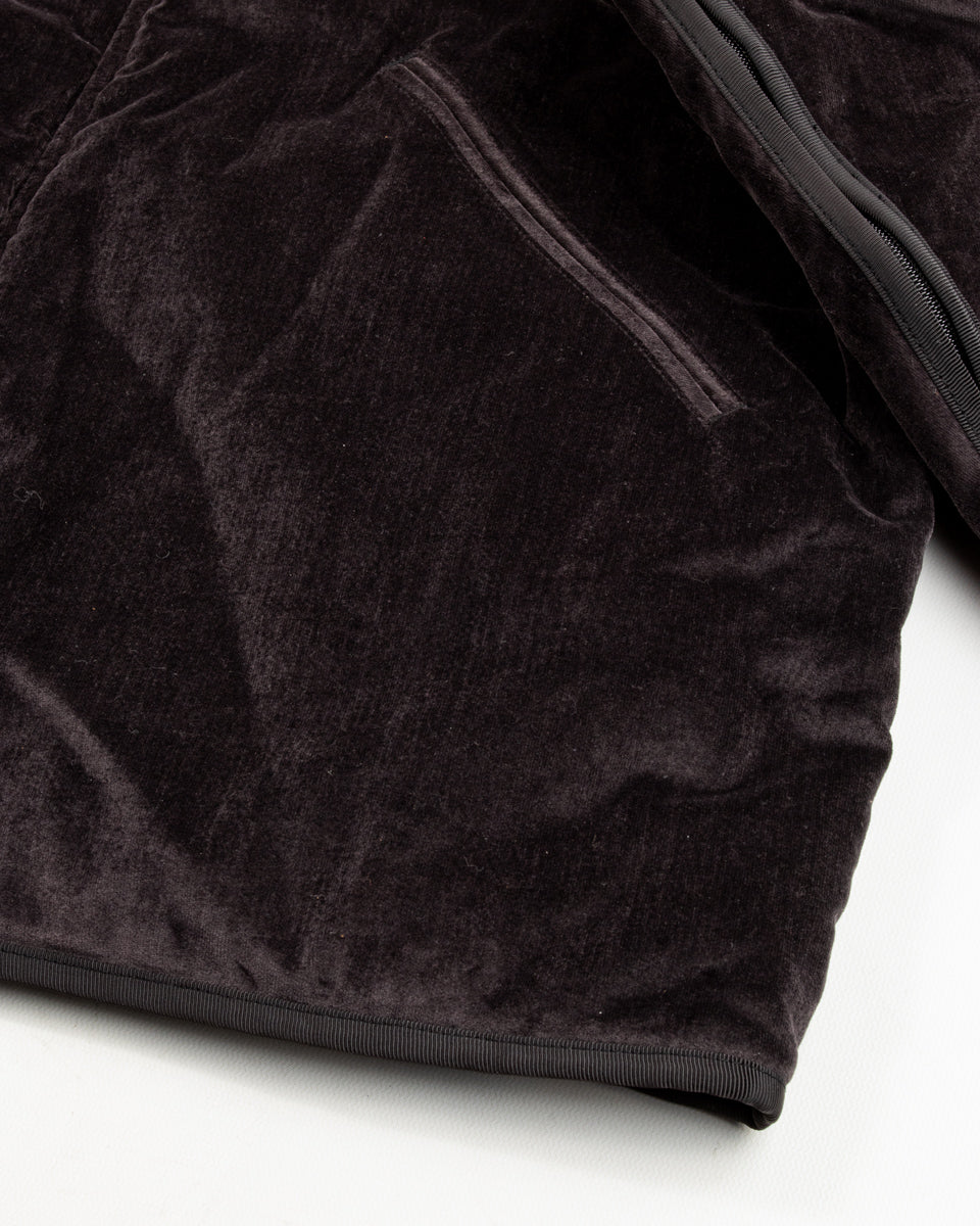 Kapital Velveteen KESA SHAM BOMBER JKT (Beautiful FRANCE) - Black 3 - Standard & Strange