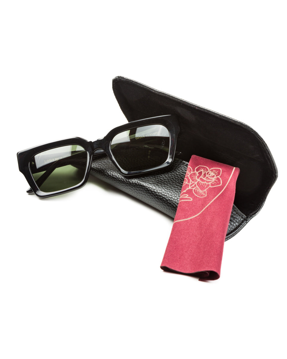 Lowercase Eyewear Cassie Sunglass - Black - Standard & Strange