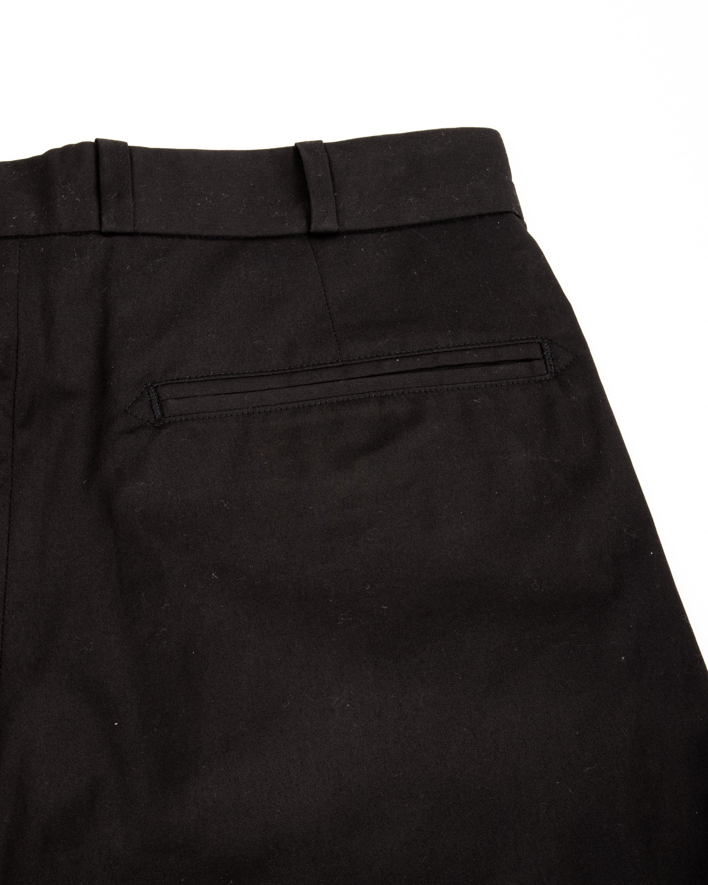 Monitaly Triple Tuck Wide Pants - Black Vancloth Oxford - Standard & Strange