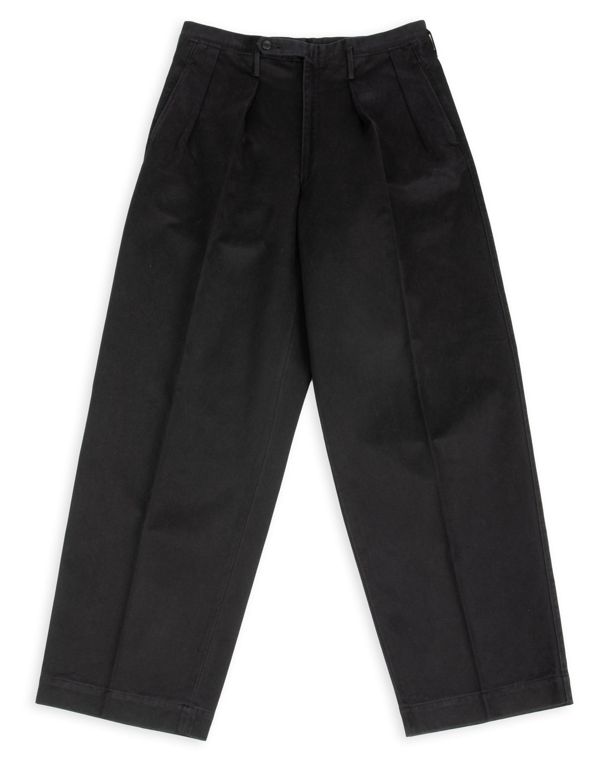 MotivMfg Bund Trousers - Black Super Cotton Sateen - Standard & Strange