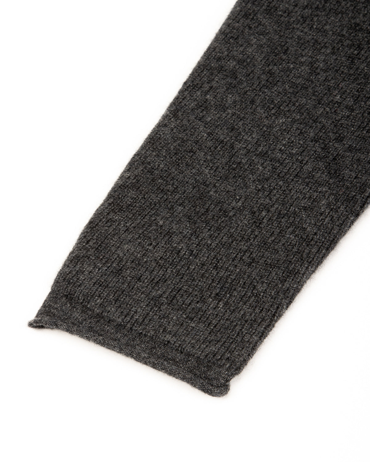 MotivMfg Cashmere Bubble Knit Mockneck - Grey Flannel - Standard & Strange