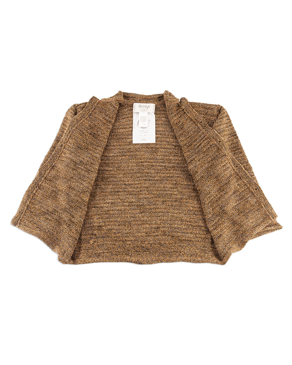 Olde H & Daughter Cotton Wrap Stitches Cardigan - Garden 10 - Standard & Strange