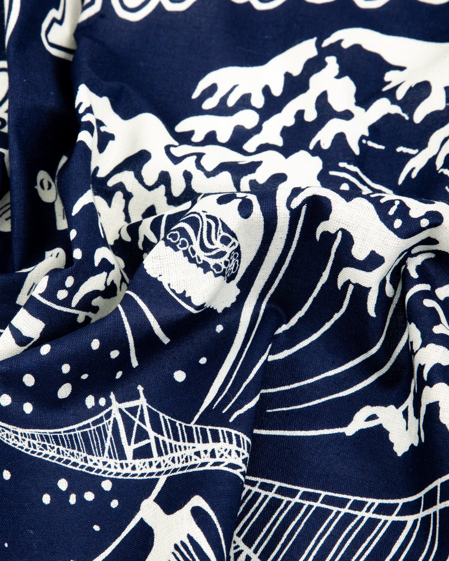 Omoto Denim Reveal Kojima Bandanna - Indigo - Standard & Strange