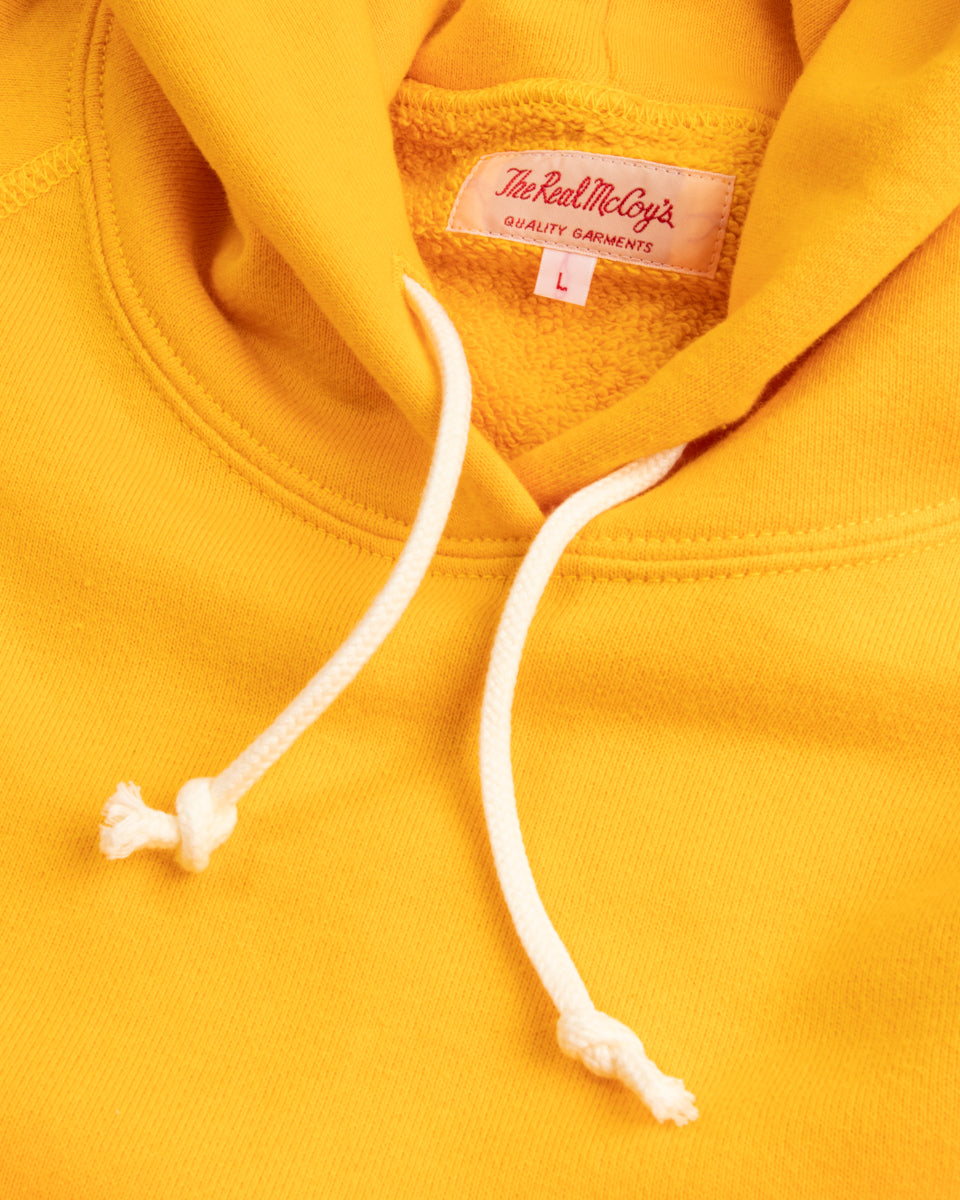 The Real McCoy's 9oz Loopwheel Pullover Hoodie - Yellow - Standard & Strange