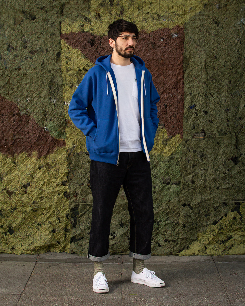 The Real McCoy's Buco F/Z Parka Sweatshirt - R. Blue - Standard & Strange