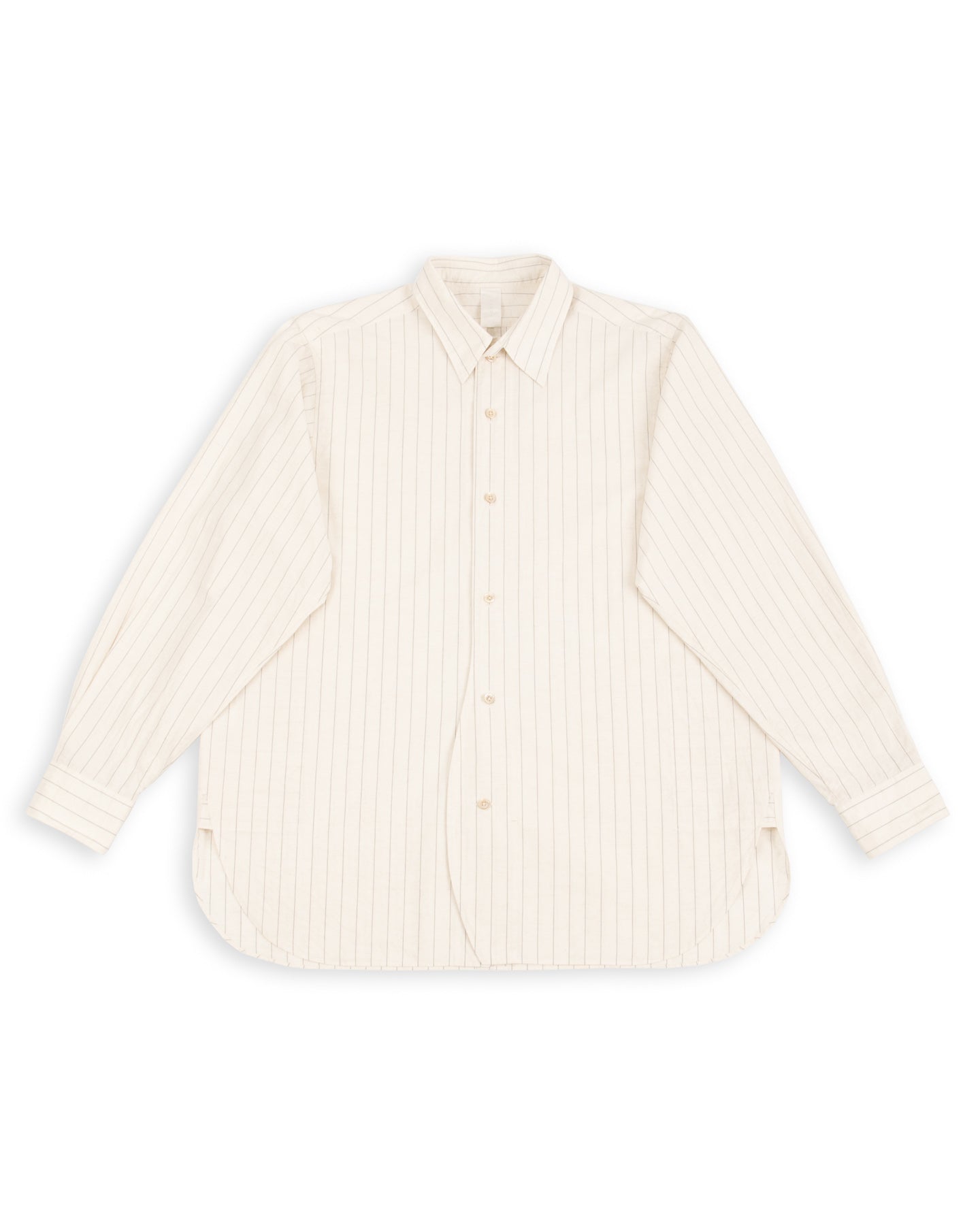 Senui Inside Pockets Shirt - Bed Linen Stripe - Standard & Strange