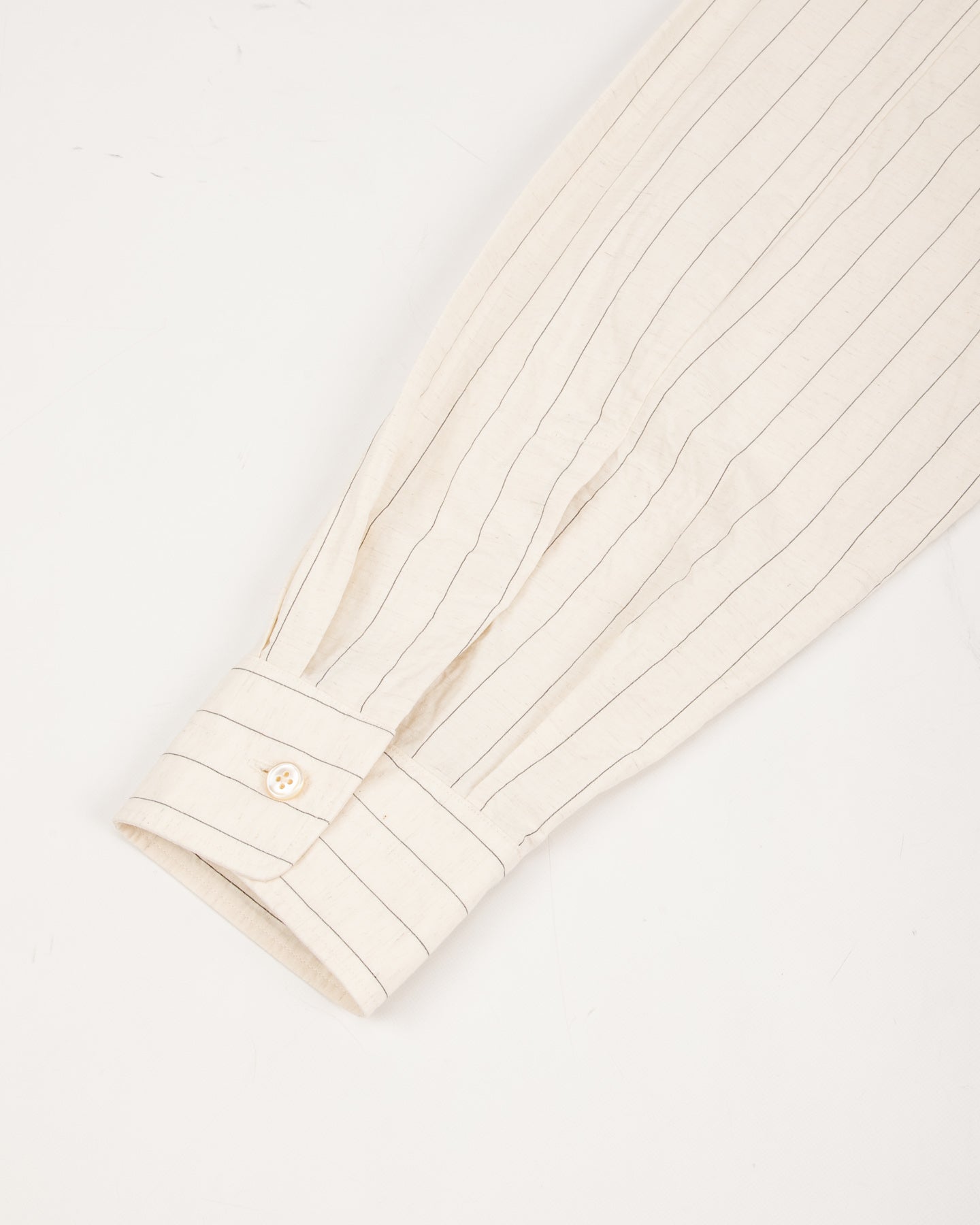 Senui Inside Pockets Shirt - Bed Linen Stripe - Standard & Strange