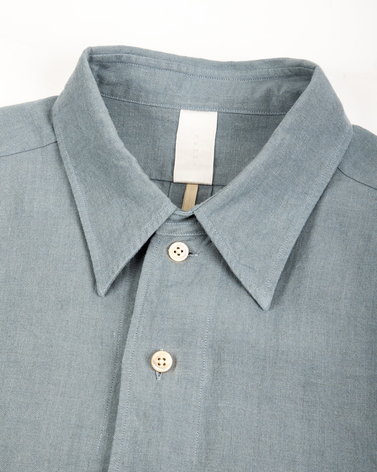 Senui Inside Pockets Shirt - Ice Washer Dry Linen - Standard & Strange