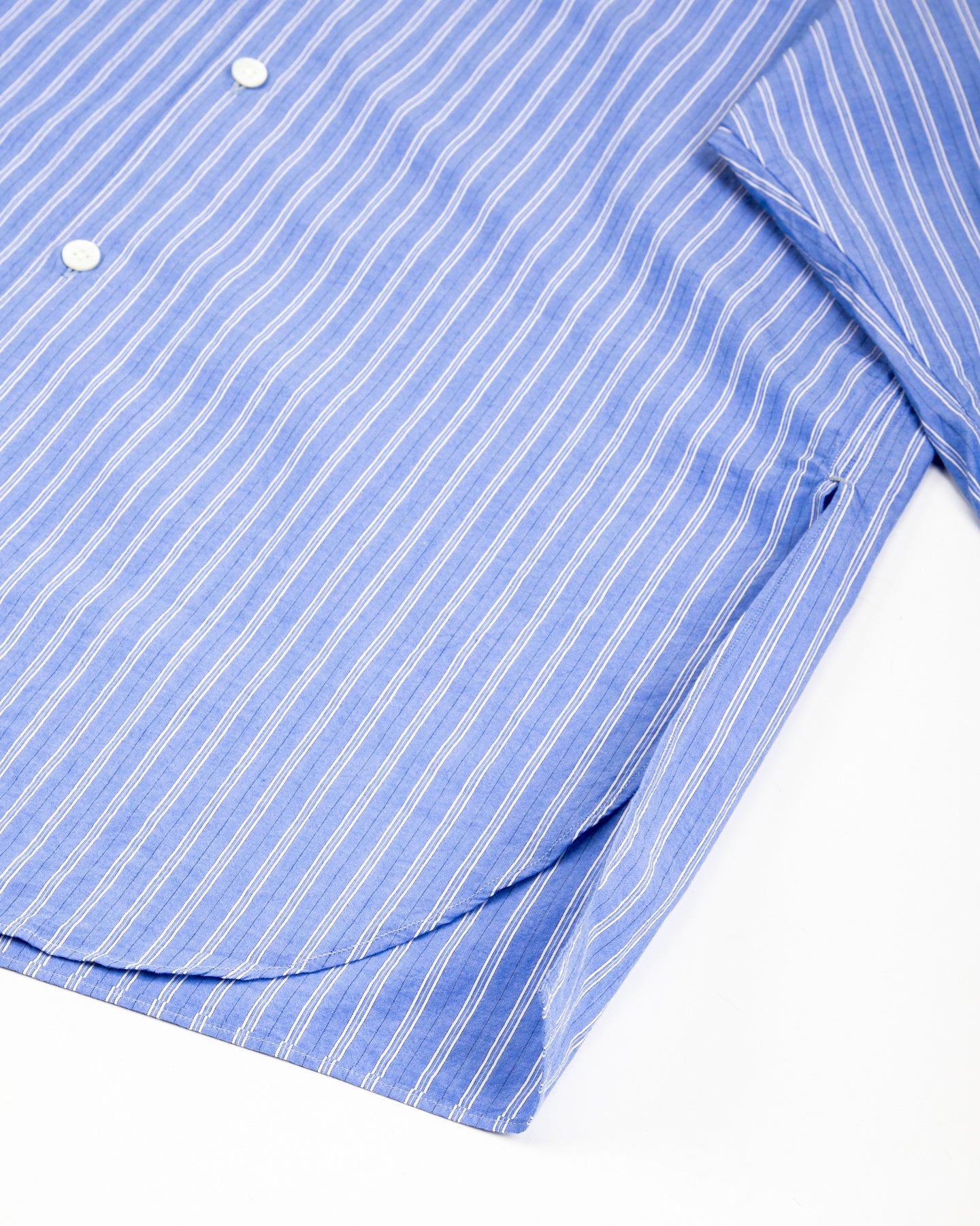 Senui Sally Side Slit Shirt - Blue 38/OS - Standard & Strange