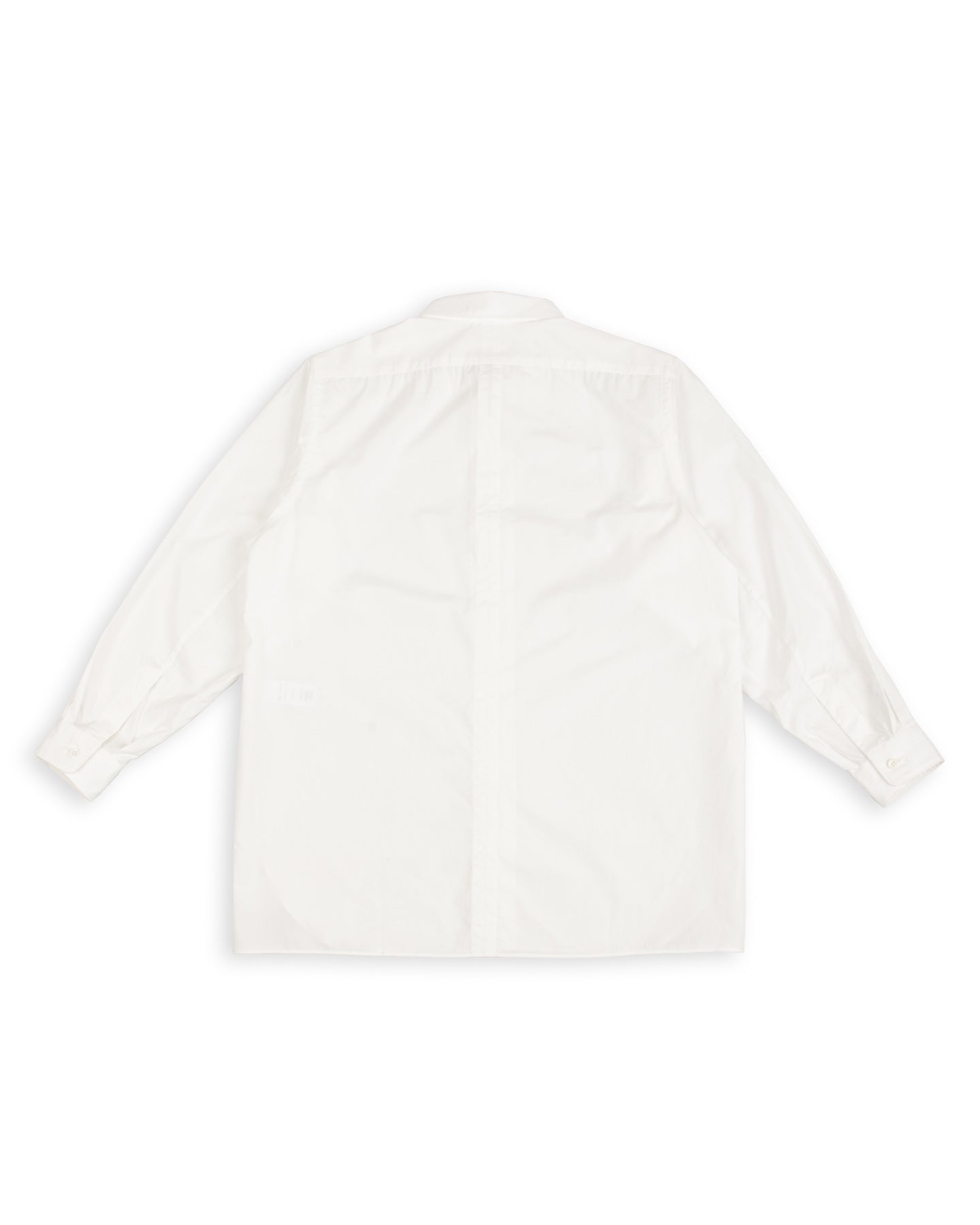 Senui Sally Side Slit Shirt - White Heavy Poplin 38/OS - Standard & Strange