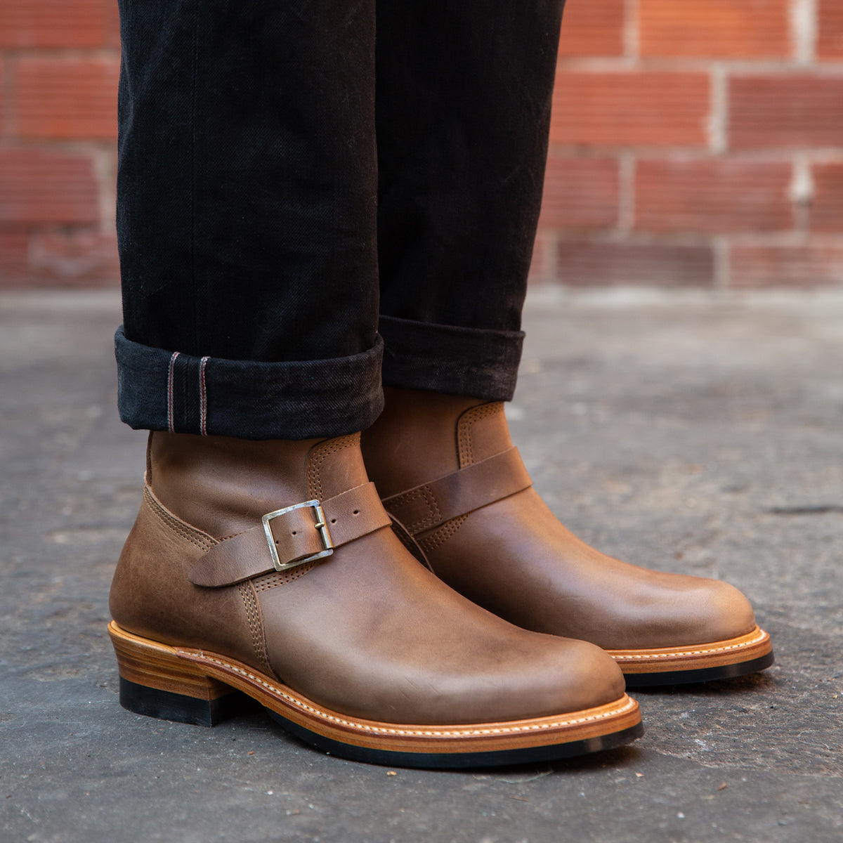 John Lofgren Wabash Engineer Boots - Natural CXL - Standard & Strange
