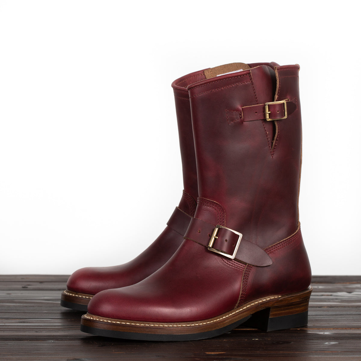 John Lofgren Wabash Engineer Boots - Burgundy CXL - Standard & Strange
