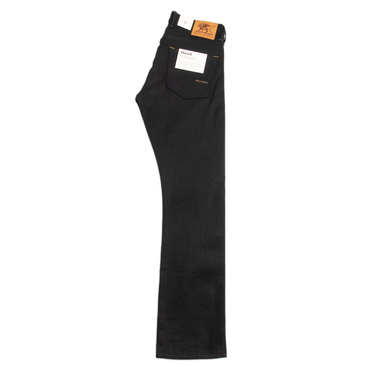 Indigofera Hawk Bootcut Fit - 14oz Gunpowder Black Selvedge - Standard & Strange