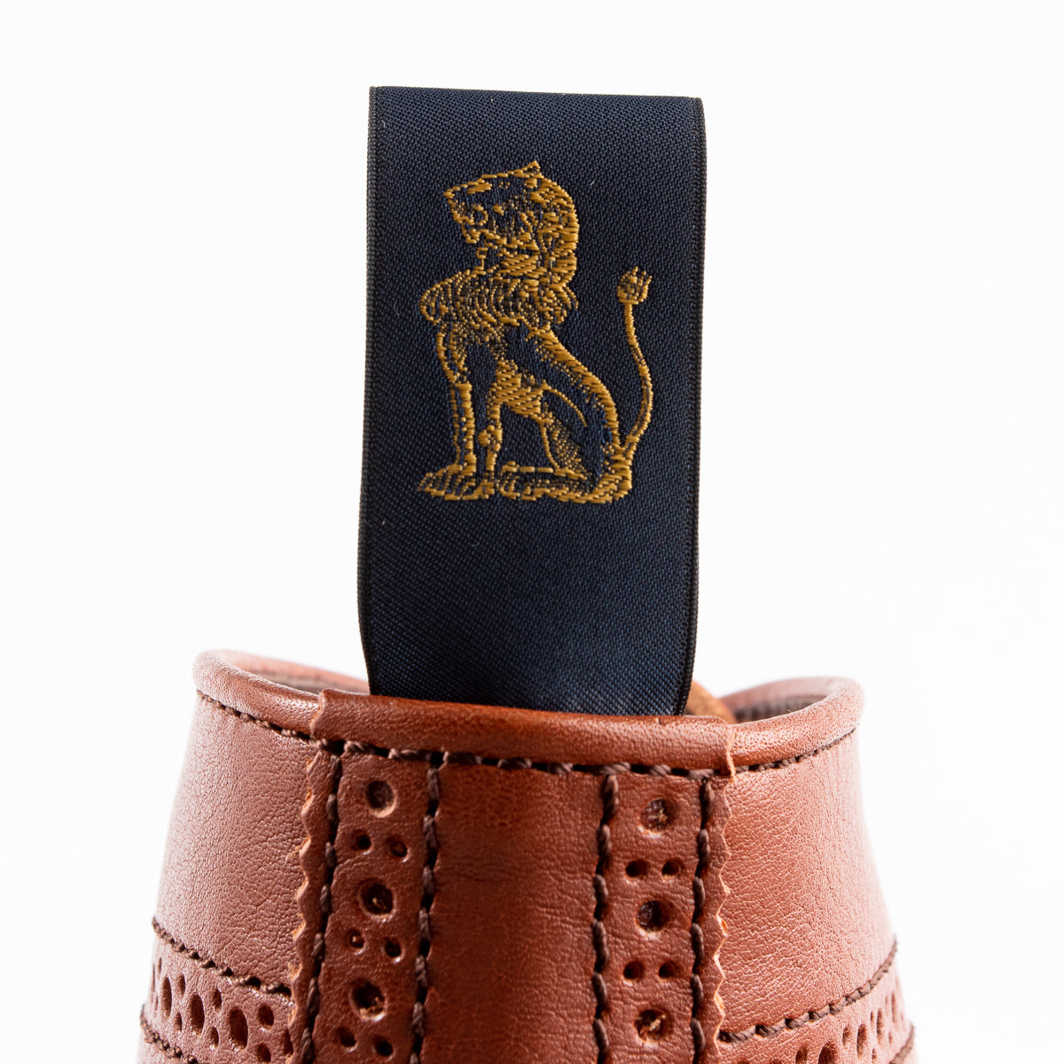 John Lofgren Glover Brogue Boots - Camel Vacchetta - Standard & Strange