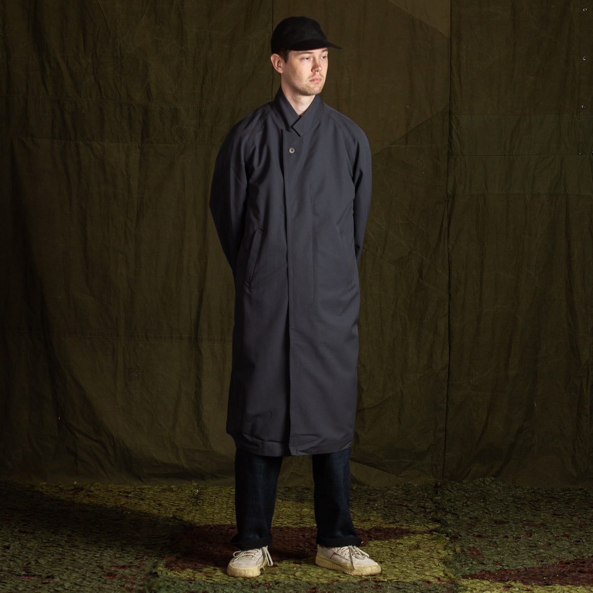 MotivMfg Opera Raglan Coat - Optim Technology Wool/Steel - Standard & Strange
