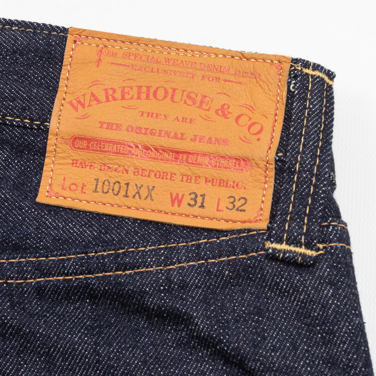 Warehouse Lot 1001XX 14.5 oz Memphis Denim - Standard & Strange
