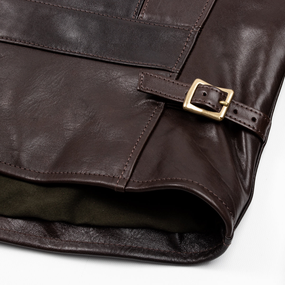 Y'2 Leather Black Hand Dyed Horsehide Double Rider Jacket (HR-56) - Standard & Strange